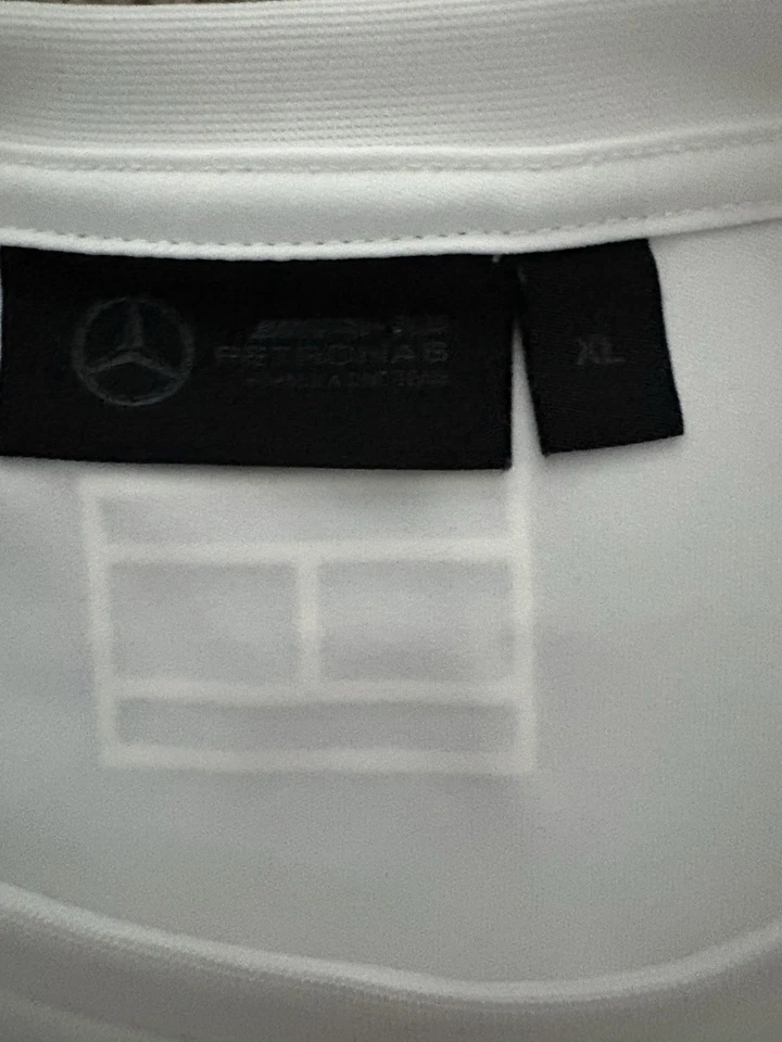 OEM GENUÍNO MERCEDES BENZ PETRONAS F1 TEAM MASCULINO Feminino Extra Grande em Todo BRANCO 2020 - Imagem 4 de 4