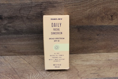 #ad Trader Joe#x27;s Facial Sunscreen SPF 40 Invisible Gel SUPERGOOP Dupe 1.7oz $14.05
