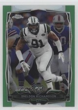 2014 Topps Chrome Green Refractor Sheldon Richardson #53 07rd
