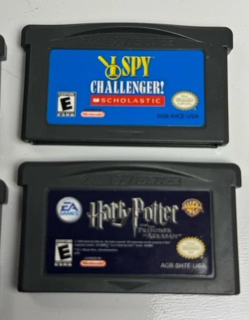 Gameboy Advance 4 Game Cartridge Lot SUPERMAN  HARRY POTTER  SHARKS TALES + More - Image 3 of 4
