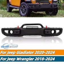 Steel Front Bumper Kit 10th Style For Wrangler Jl Rubicon Gladiator 18-24