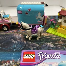 Used Lego Friends 3186 Emma&rsquo;s Horse Trailer 99% Complete With Manuel No Box