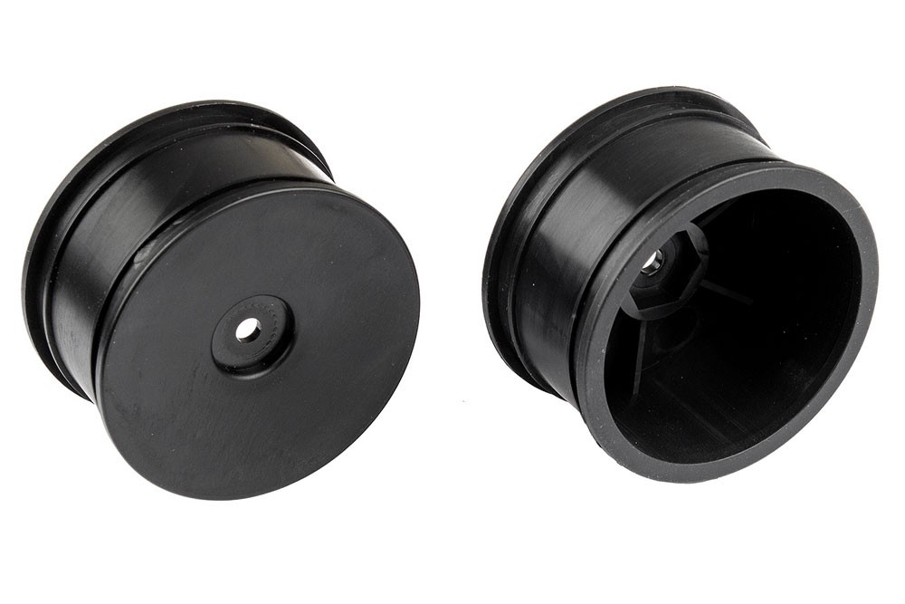 Team Associated Reflex 14b/14t Wide Wheels (Pair) Black