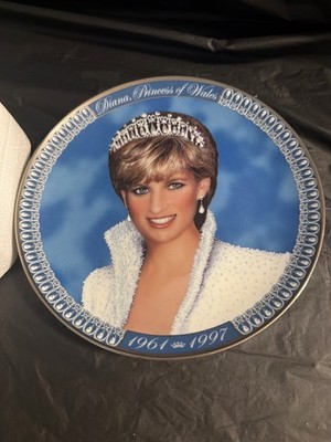 Franklin Mint Diana Princess of Wales Ltd Edition Collector Plate Fine Porcelain