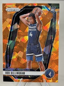 2024-25 Panini Prizm - Robert Dillingham #250 Orange Ice Prizm (RC)