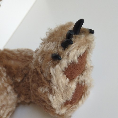 OOAK Artist Handmade Mohair Jointed Teddy Bear w/ Growler - 2012 Chuck Swanson - Picture 8 of 13
