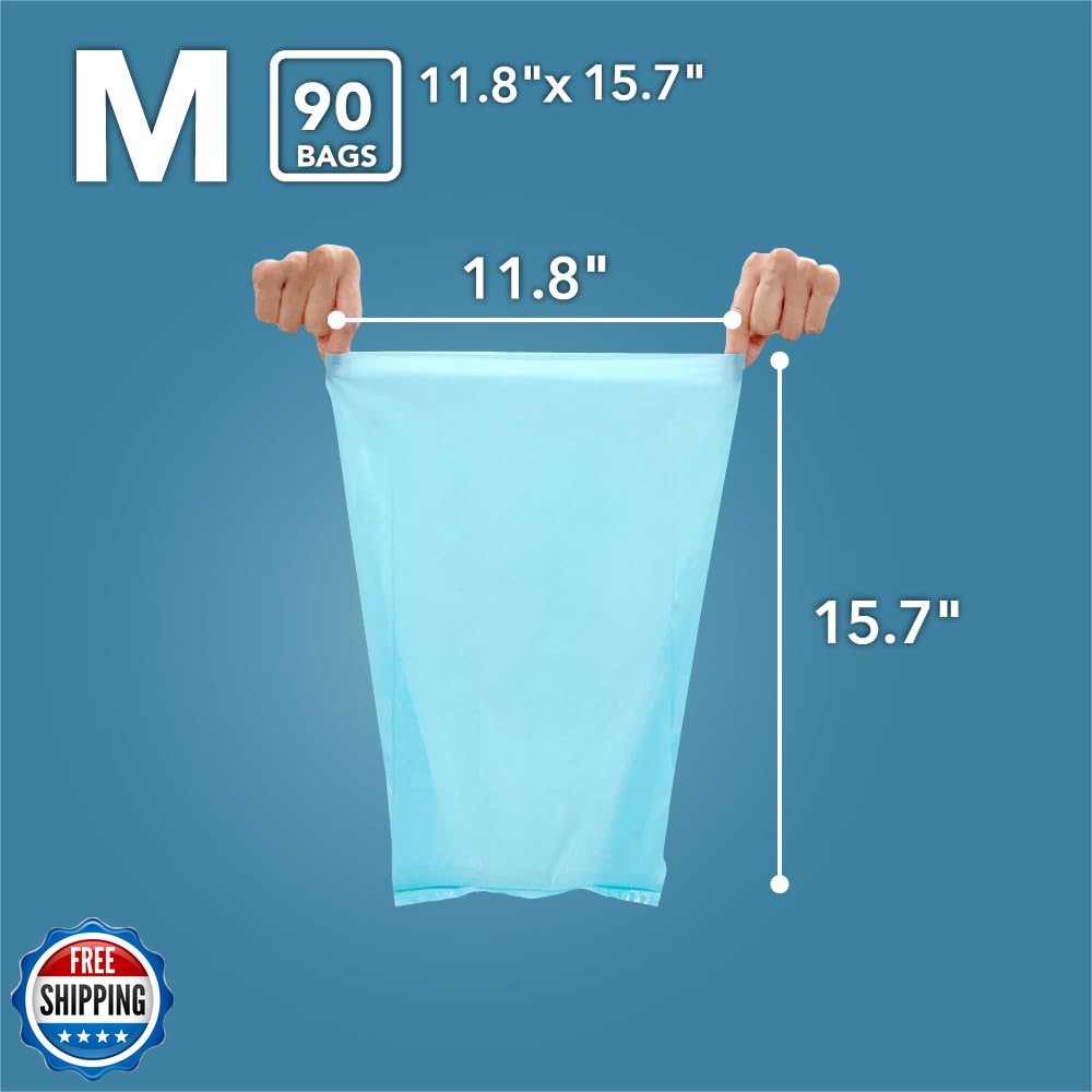 Best Odor-Sealing Cat Poop Bags, BOS for Pet Waste and Kitty Litter - Disposa...