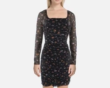 Womens Square Neck Mini Sheath Dress Size XL BCBGENERATION