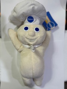 Pillsbury Doughboy 14" Plush with Giggle- Funtastic 2005- Working/Giggling