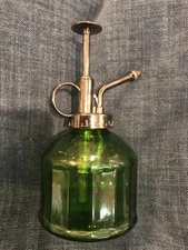 Glass Plant Mister Spray Bottle, 6.5" Tall Vintage Plant Spritzer Watering Ca...