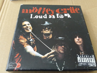 Motley Crue   'Loud As F@*k'     2003 LTD CD / DVD BOX SET  - HEAVY METAL