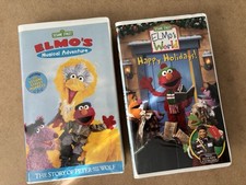 ELMO SESAME STREET AMERICAN VHS VIDEO TAPE RARE HAPPY HOLIDAYS & MUSICAL