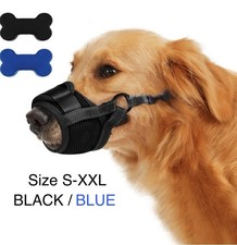 PawWares Dog Muzzle Soft Nylon Anti Biting -Adjustable-Breathable-Drinkable NEW