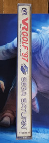 VR Golf '97 Sega Saturn Complete Tested Water Damage CIB See Description 