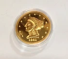 1841 Gold Coronet Liberty 1/4 Eagle "Little Princess" Proof Commemorative Coin