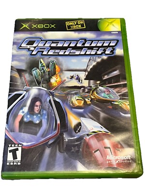 Quantum Redshift (Microsoft Xbox, 2002) CIB Complete w/ Manual Tested Working