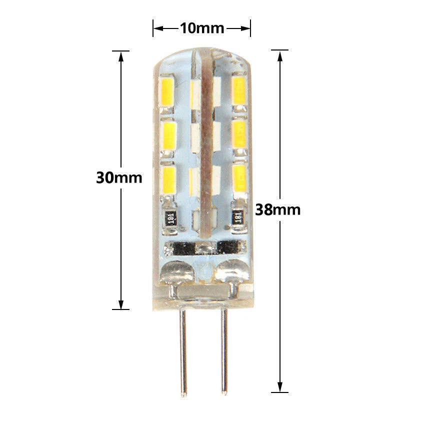 3W 10x G4 LED Lampe Stiftsockel Leuchtmittel Birne Kaltweiß Dimmbar  DC/AC 12V - Bild 2 von 4