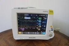 Philips Healthcare IntelliVue MP20  Masimo SP02, NIBP ECG, ETC02 Patient Monitor