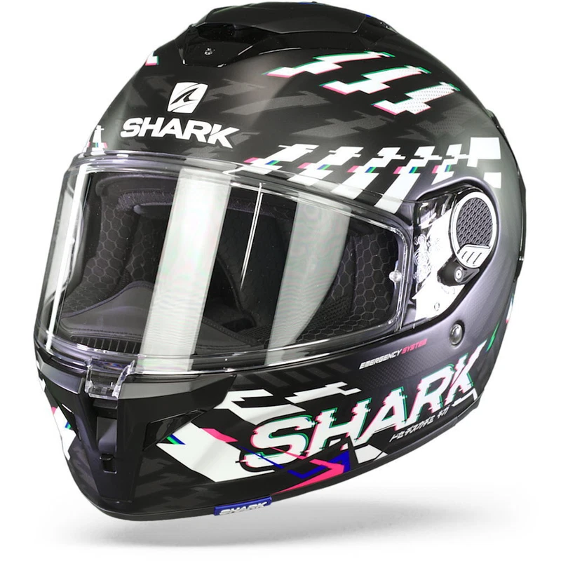 Shark Spartan GT E-Brake Kba Helmets Matt Black White, photo 3 of 5