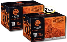 CAFE Olé Medium Roast Taste of the Hill Country Coffee Single Serve Cup 24CT