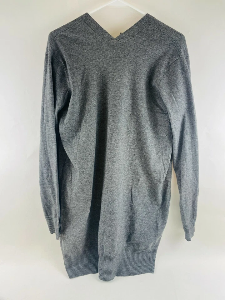 Nuevo con etiquetas Suéter Sweet Romeo Para Mujer S Gris Manga Larga con Bolsillos Cárdigan Abierto Foto 2 de 4