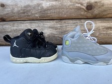 Nike Jordan Jumpman Pro TD and Jordan 13 Retro Grey Toddler Size 6C Kids Boys