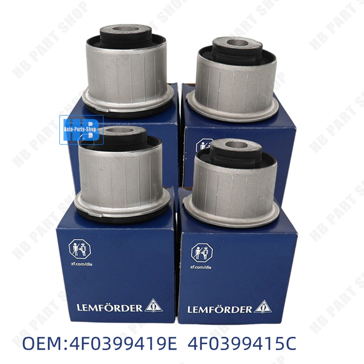 4X Front Suspension Bushings Set Lemförder For Audi 4F0399419E