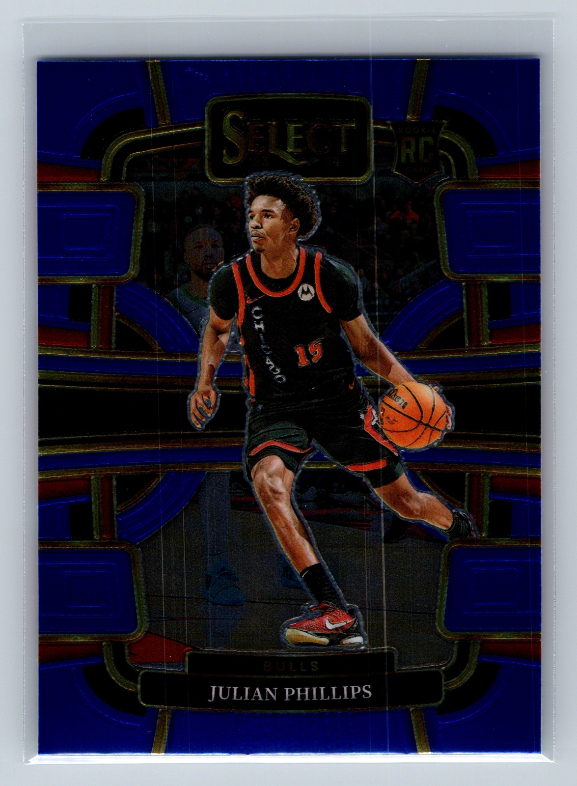 2023-24 Panini Select #82 Julian Phillips Bulls Rookie