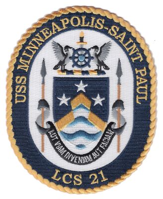 USS Minneapolis-Saint Paul LCS-21 Patch