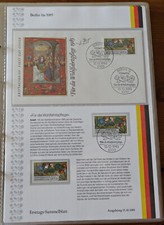 Berlin ETSB 11a / 1985 ERSTTAGS SAMMELBLATT Briefmarken F&uuml;r die Wohlfahrtspflege
