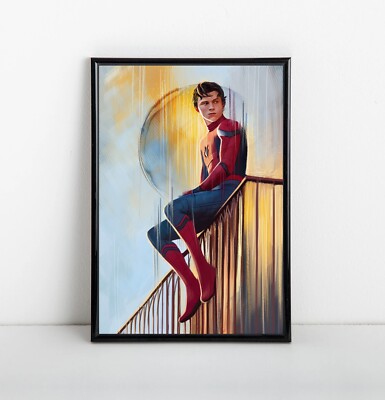 Tom Holland Framed Poster Spider-Man Homecoming Exclusive Art