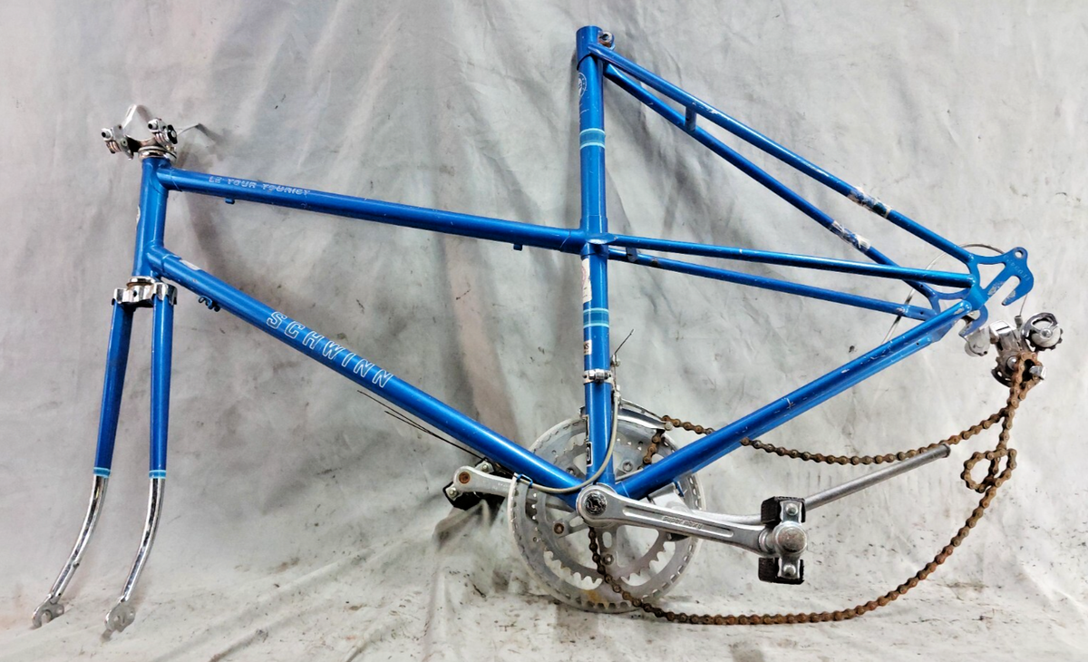 1979 Schwinn Le Tour Tourist Bike Frame Set Medium 57cm Lugged