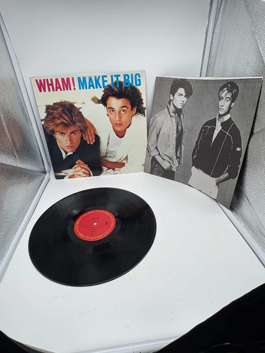 Wham! – Make It Big Vinyl Album Record 1984, Columbia ~EXCELLENT