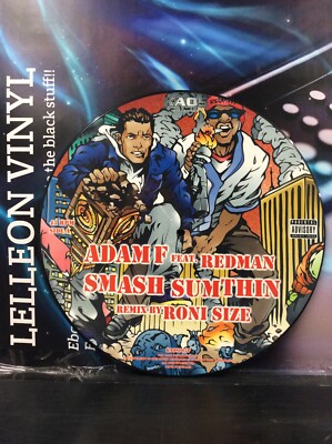 Adam F Feat. Redman Smash Sumthin 12'' Ltd Ed Picture Disc KAOS003P D&B 00s Roni
