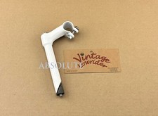 7" LONG GENUINE VINTAGE LOWRIDER STEEL STEM (SIZE 22.2MM) KP-2 IN WHITE.