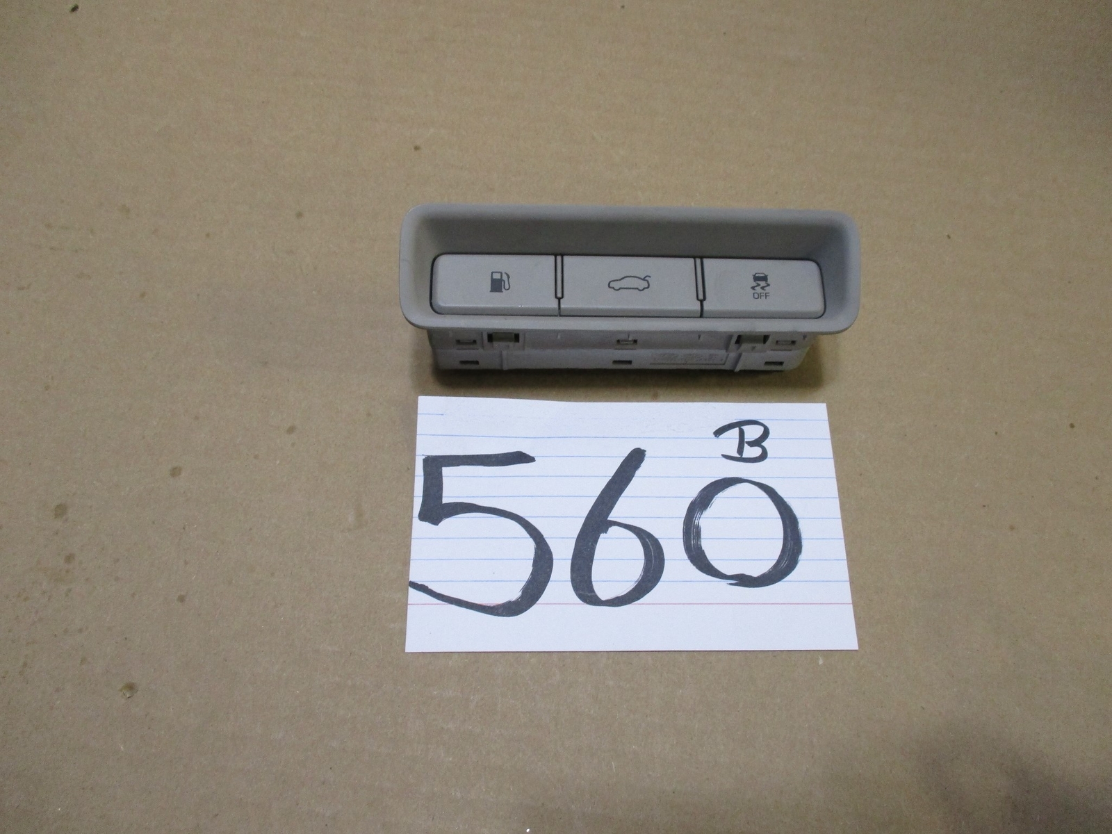15 16 Hyundai Sonata Fuel-Trunk-Traction Control Switch #560-B