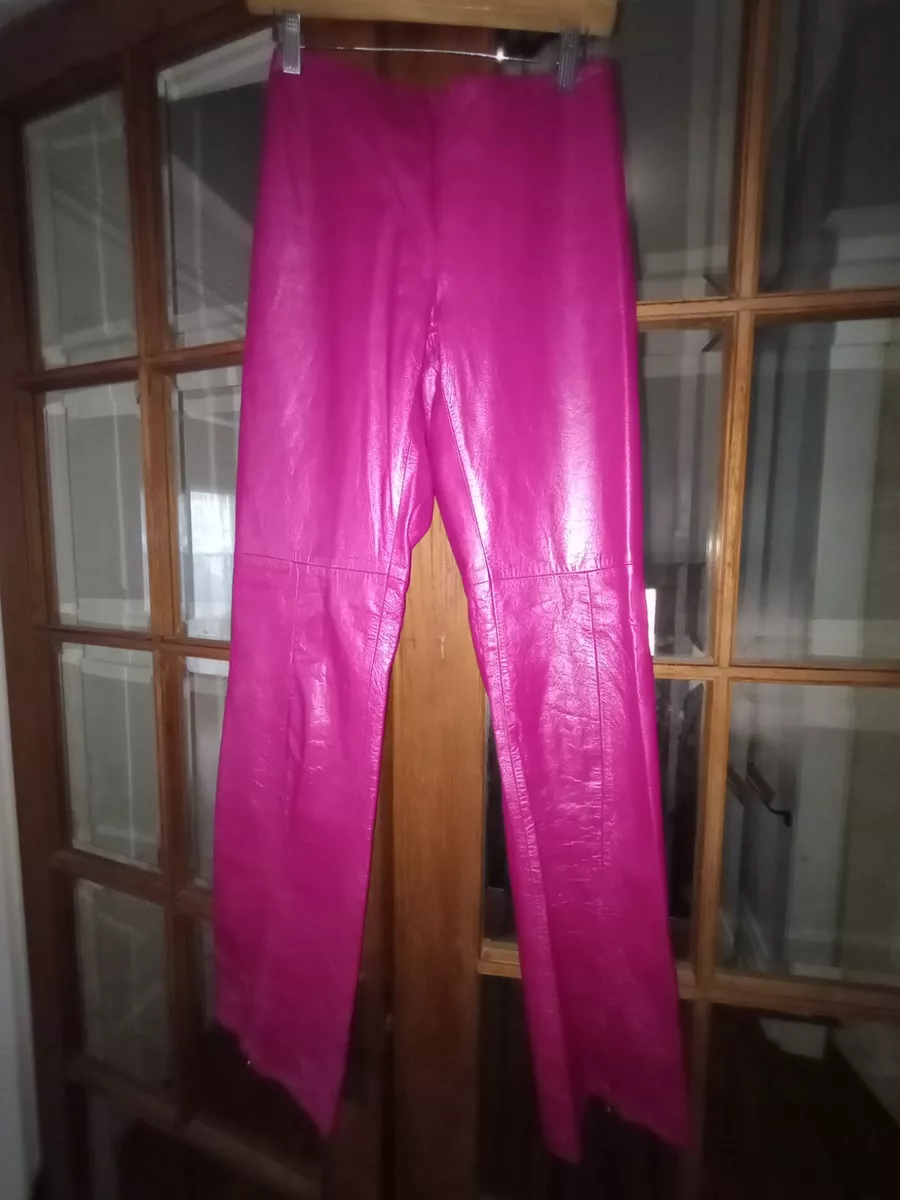 RARE Metallic Purple Versace Jeans Couture Vintage 90 s Leather