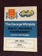 Boxing programme Amateur Wembley Multi Nations Tournament 1980
