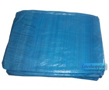 Telone occhiellato telo impermeabile copritutto copertura legna anti UV 65 gr/mt