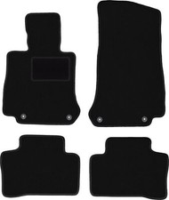 Schwarze Velours-Fußmatten für: Mercedes GLC X253 SUV (2015-)