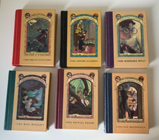 Series of Unfortunate Events Novel HC Lemony Snicket 1 - 6 Carnival Peril Grotto
