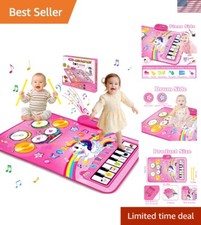 Interactive Touch-Sensitive Piano Mat for 1-3 Year Olds - Unicorn Design