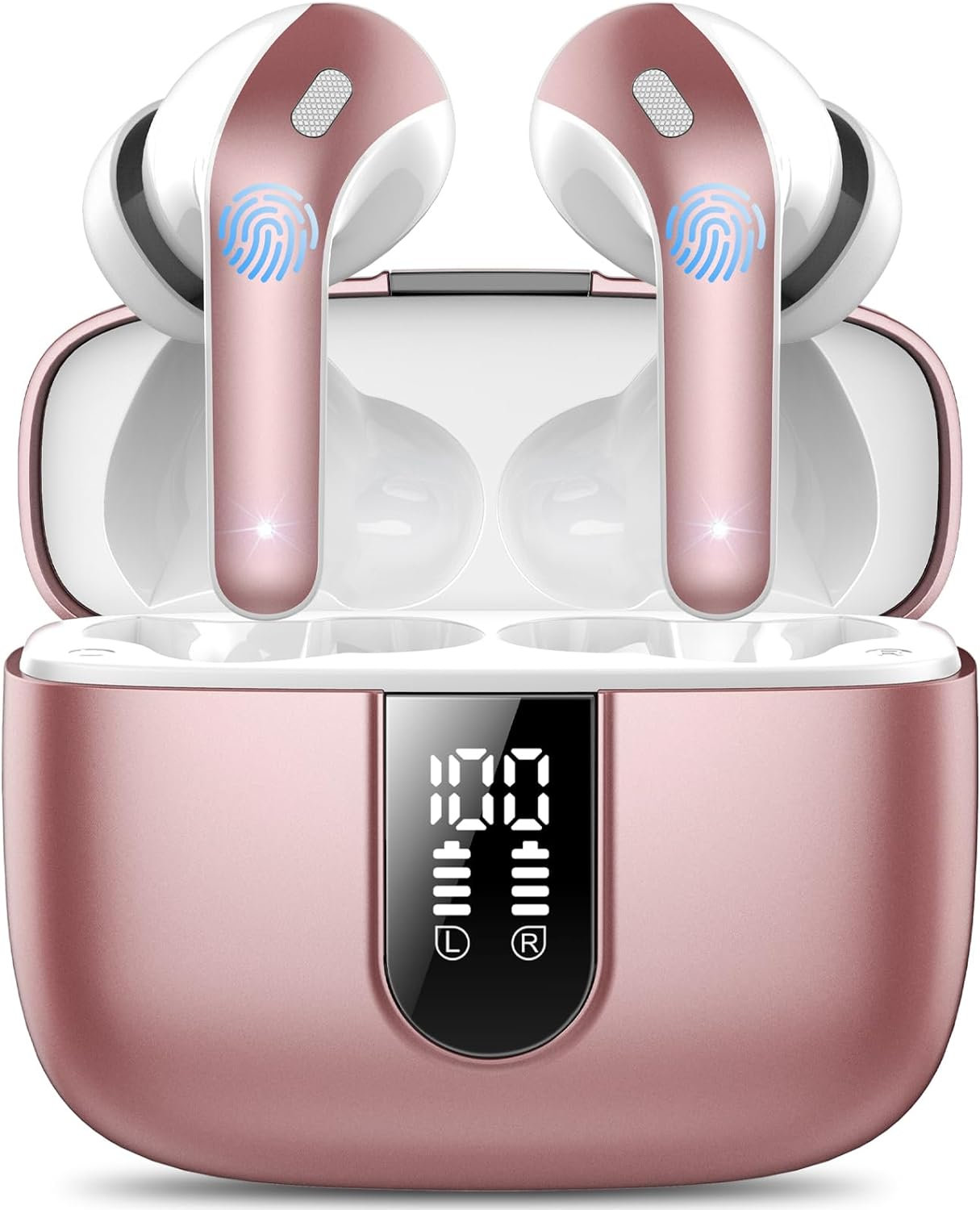 Ear Buds Wireless Earbuds, 50Hrs Playtime Bluetooth Earphones, Bluetooth Headpho