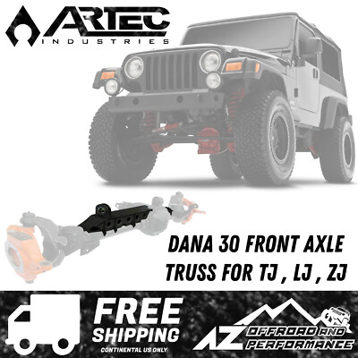 ARTEC Front Dana 30 Axle Truss for 93-06 Jeep Wrangler TJ LJ & Grand Cherokee ZJ