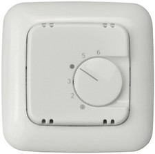 ALRE Raumthermostat inkl. Abdeckung u. Rahmen Busch Jaeger Refex SI