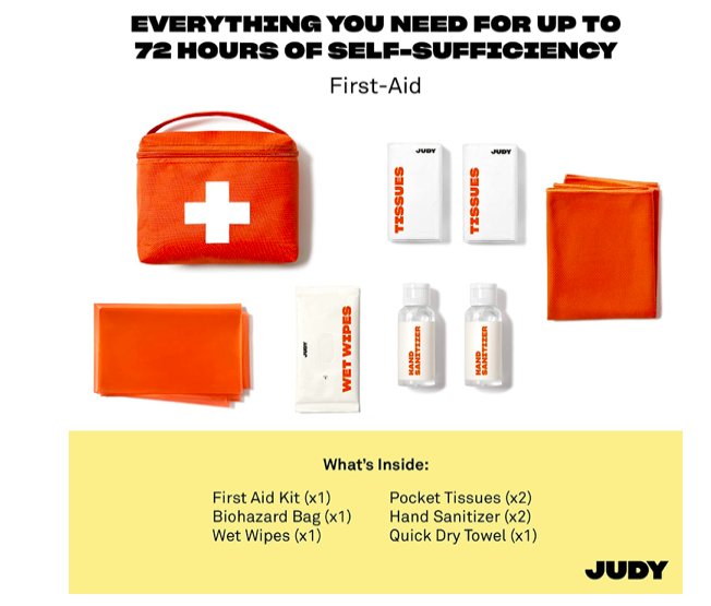 JUDY Emergency Preparedness Kit in Bin with ToolsFirst AIDOprah's Fav eBay