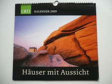 Häuser mit Aussicht  12 Drucke  Kalender 33 x 30 cm 2009 Geo Verlag