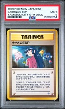 Pokemon Sabrina's Esp Yamabuki City Gym Deck Japanese PSA 9 Mint