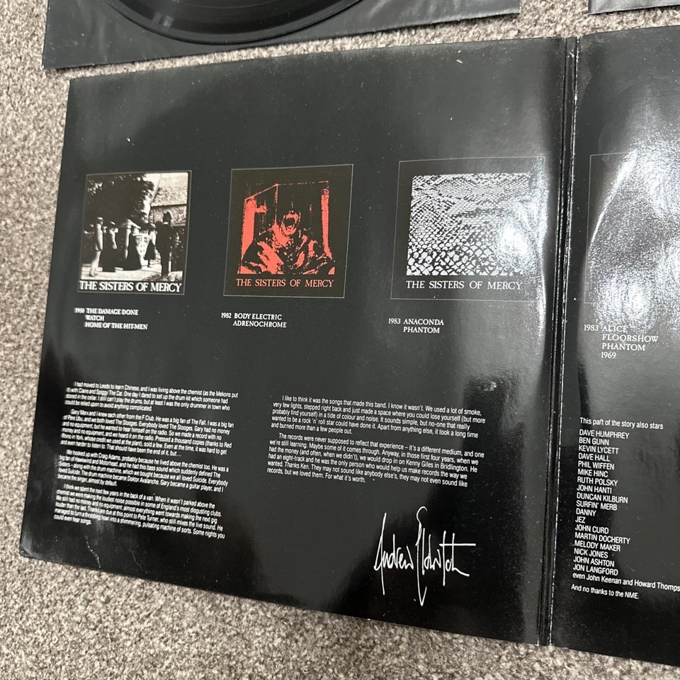 The Sisters Of Mercy Some Girls Wander By Mistake Original 2 x Vinyl LP - Image 2 of 4