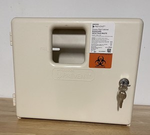 McKesson Sharps Container Cabinet Locking Wall Enclosure Sharps Disposal System